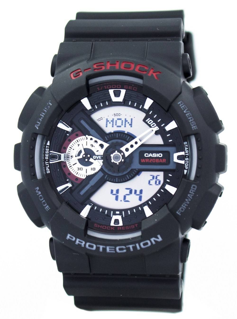 Retirarse Presunción fenómeno Reloj Casio G-Shock World Time analógico digital GA-110-1A GA110-1A para  hombre es