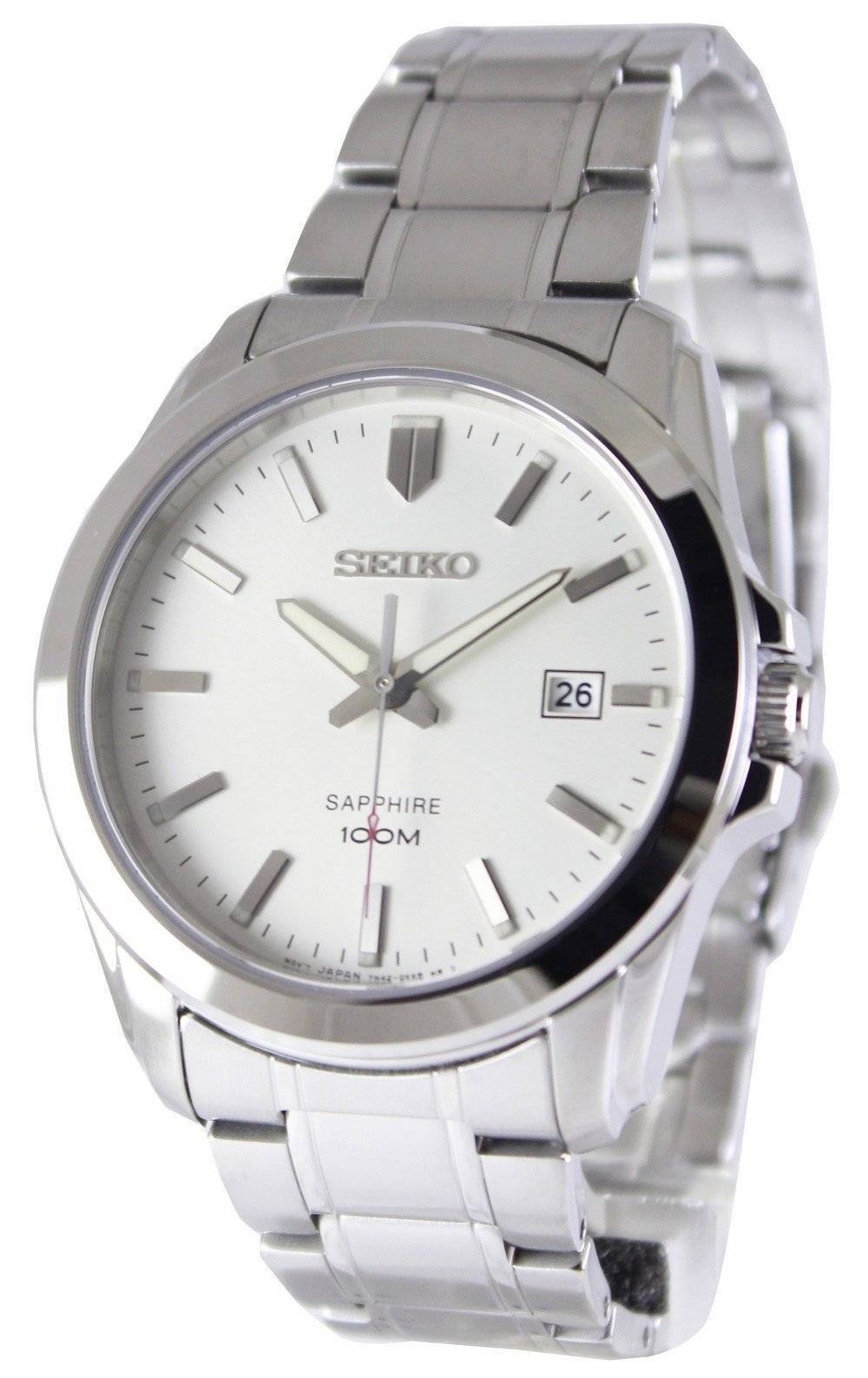 Seiko Neo Classic Quartz Sapphire 100M SGEH45 SGEH45P1 SGEH45P Mens Watch