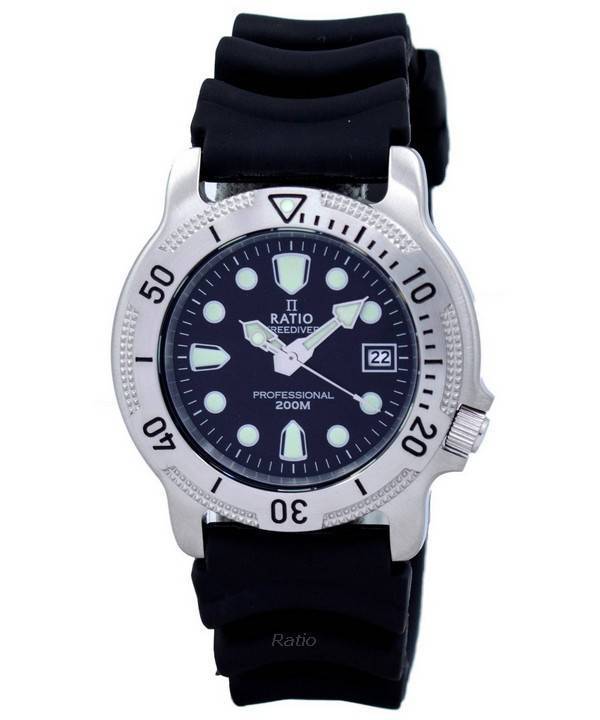 Ratio FreeDiver Professional 200M Sapphire Quartz 22AD202 Men's Watch