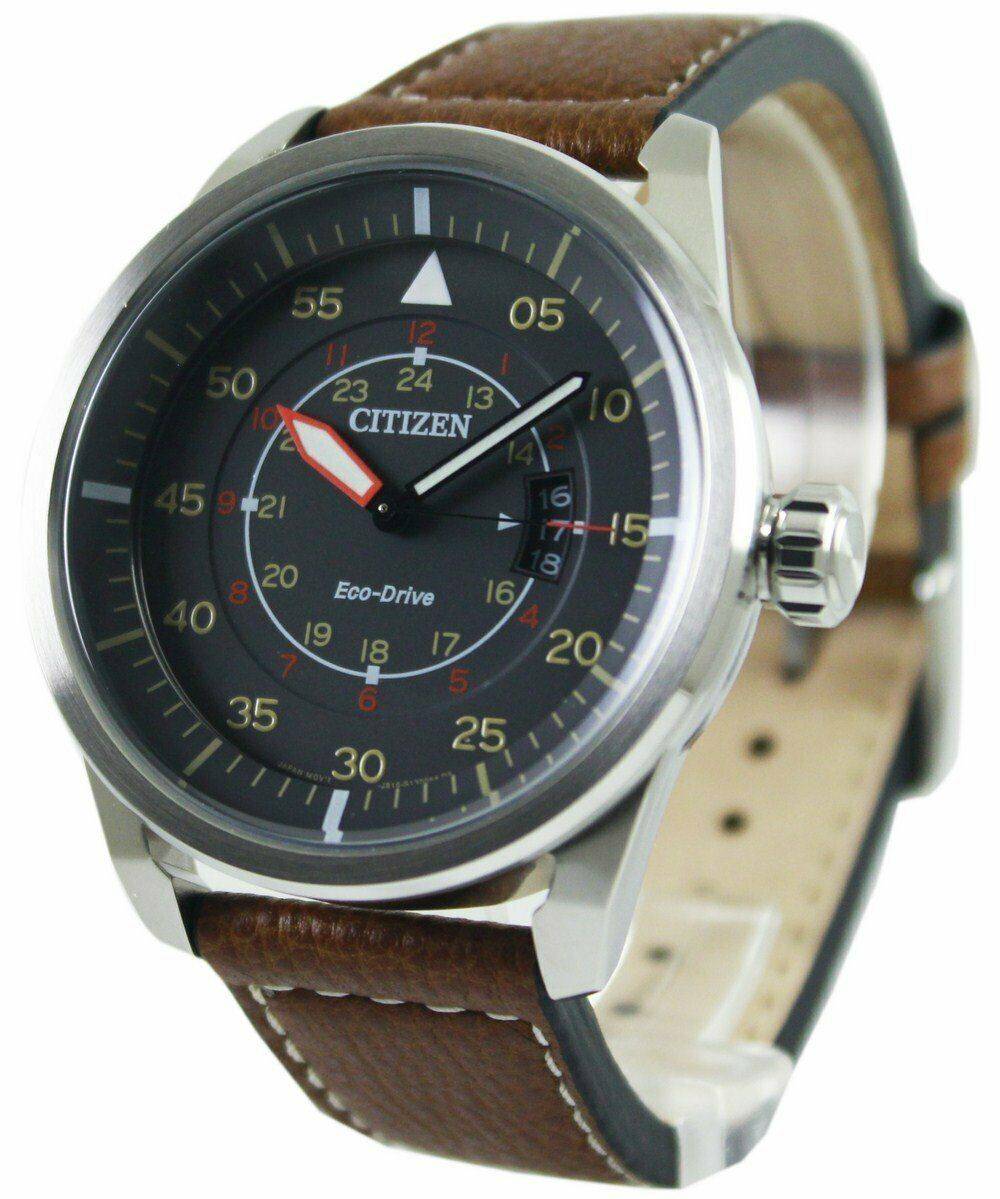 Đồng hồ đeo tay nam Citizen Eco-Drive Aviator AW1360-12H vi