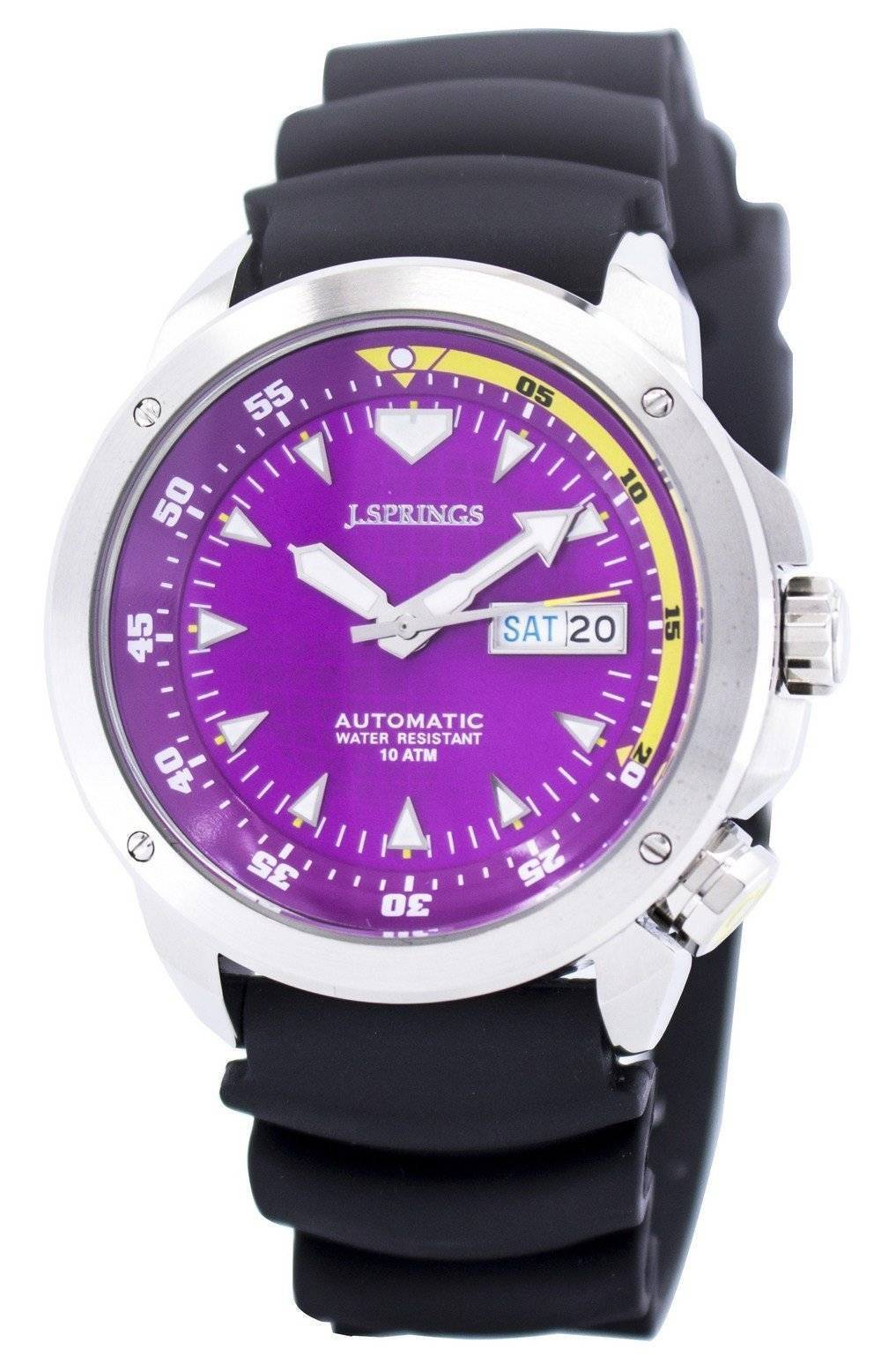  by Seiko Sports Automatic Purple Dial 100M BEB087 Men's Watch