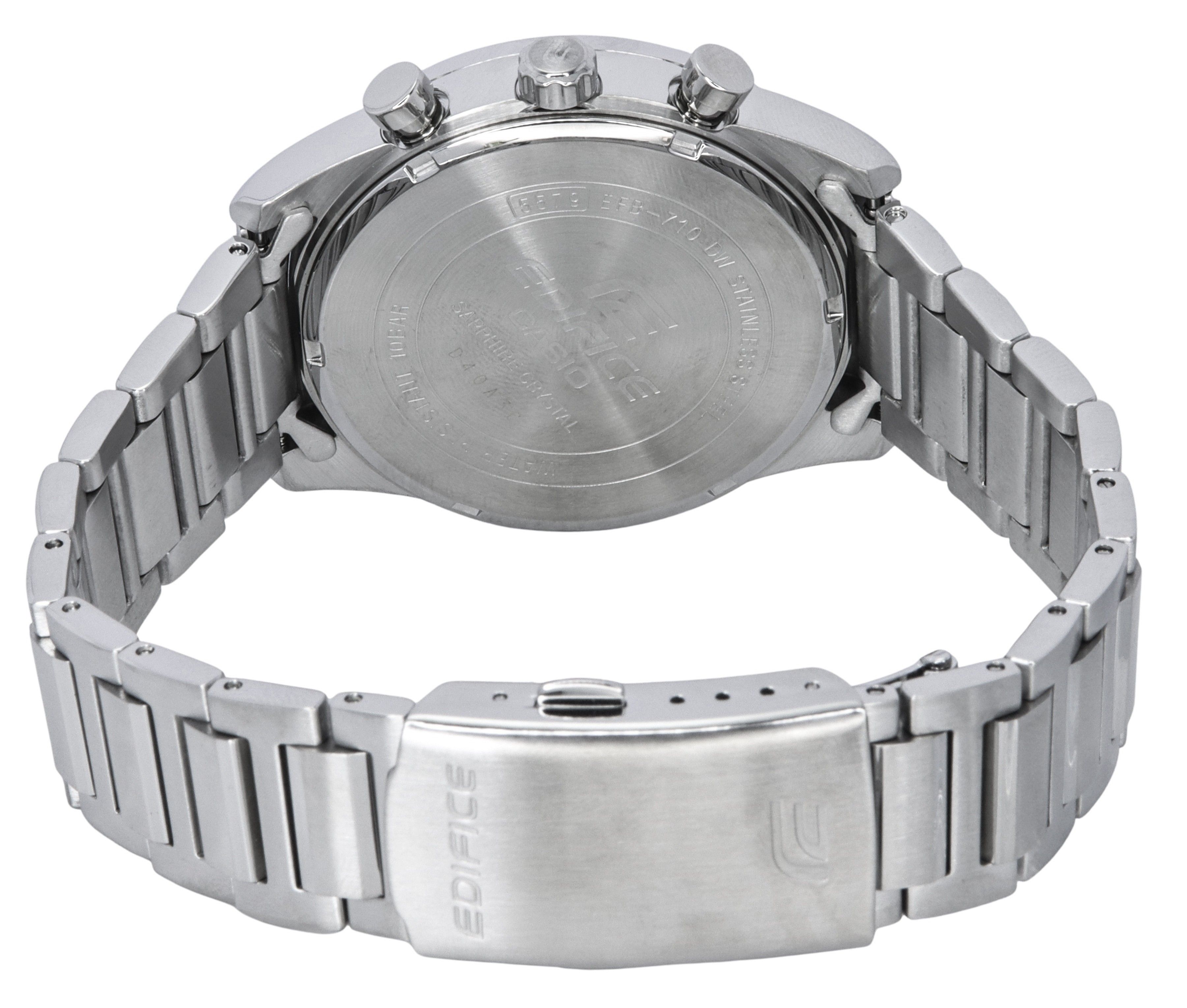 Casio Edifice Classic Standard Men\'s | EFB-710D-7A 100M Chronograph eBay Watch Quartz