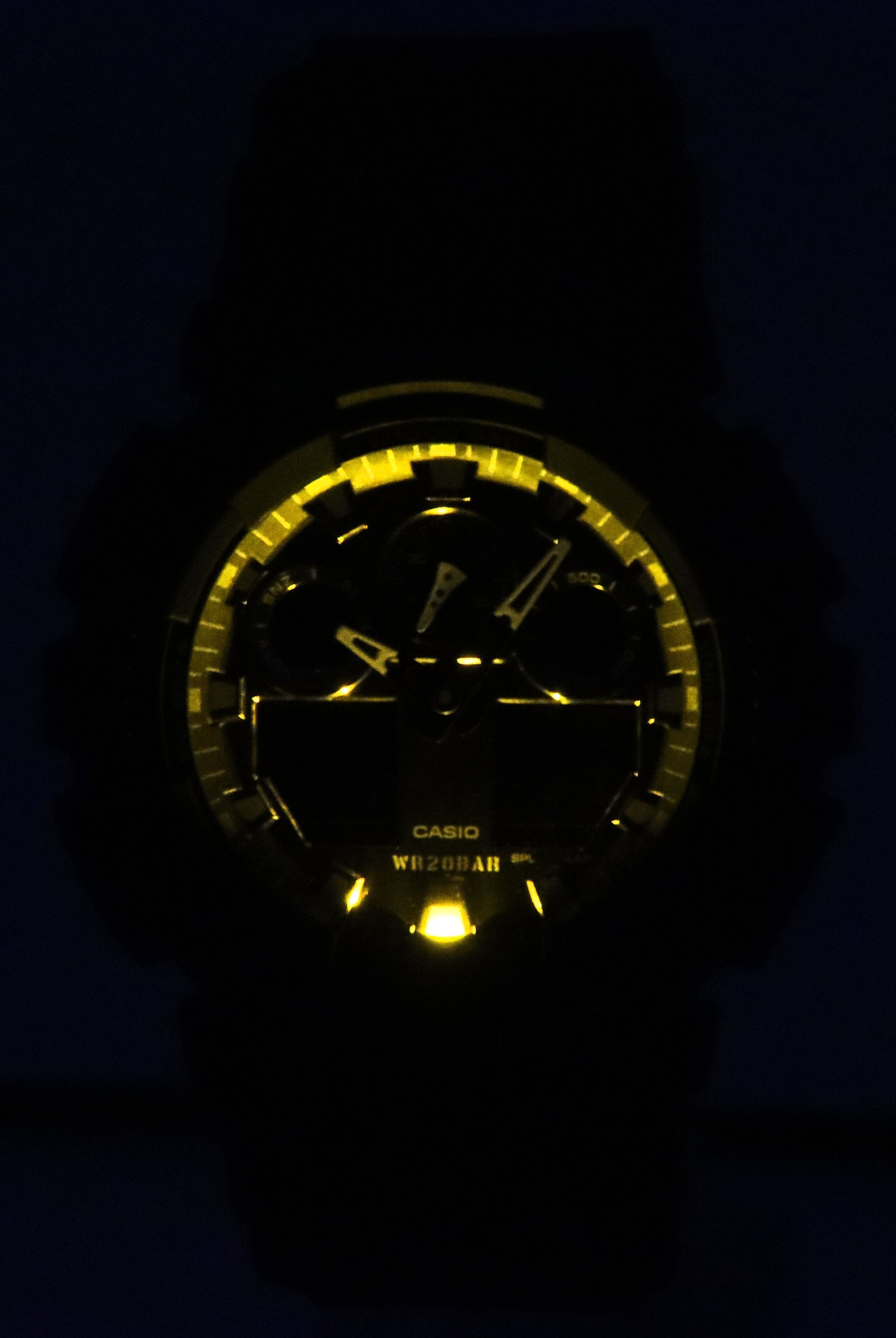 Casio G-Shock Analog Digital Multicolor Dial Quartz GA-100RC-1A