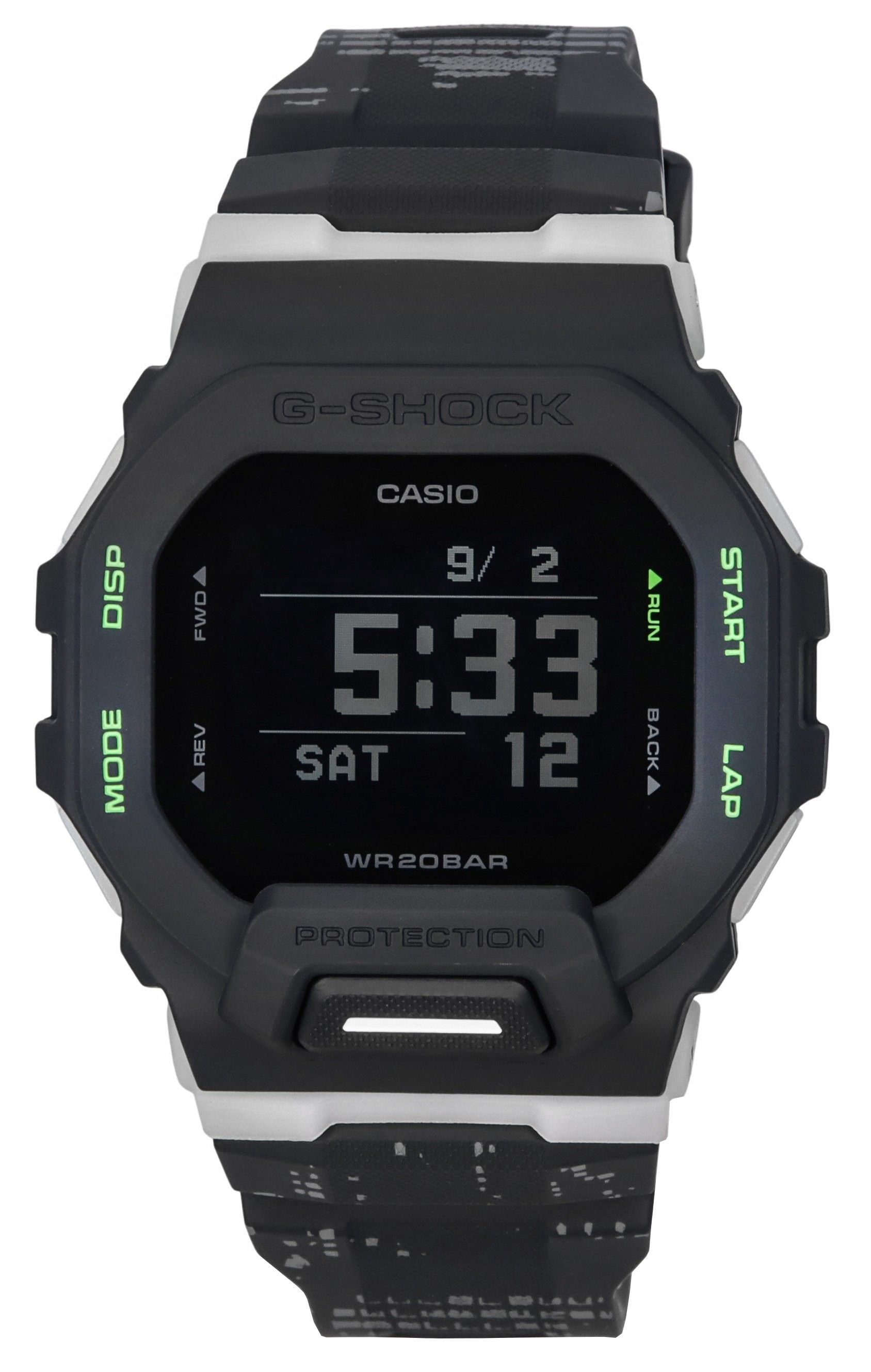 Casio G-Shock Move G-Squad Digital Resin Strap Quartz GBD-200LM-1 200M Men's Watch