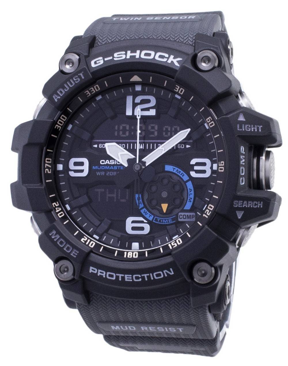 Casio G-Shock GG-1000-1A8 GG1000-1A8 Mudmaster Twin Sensor 200M Analog ...