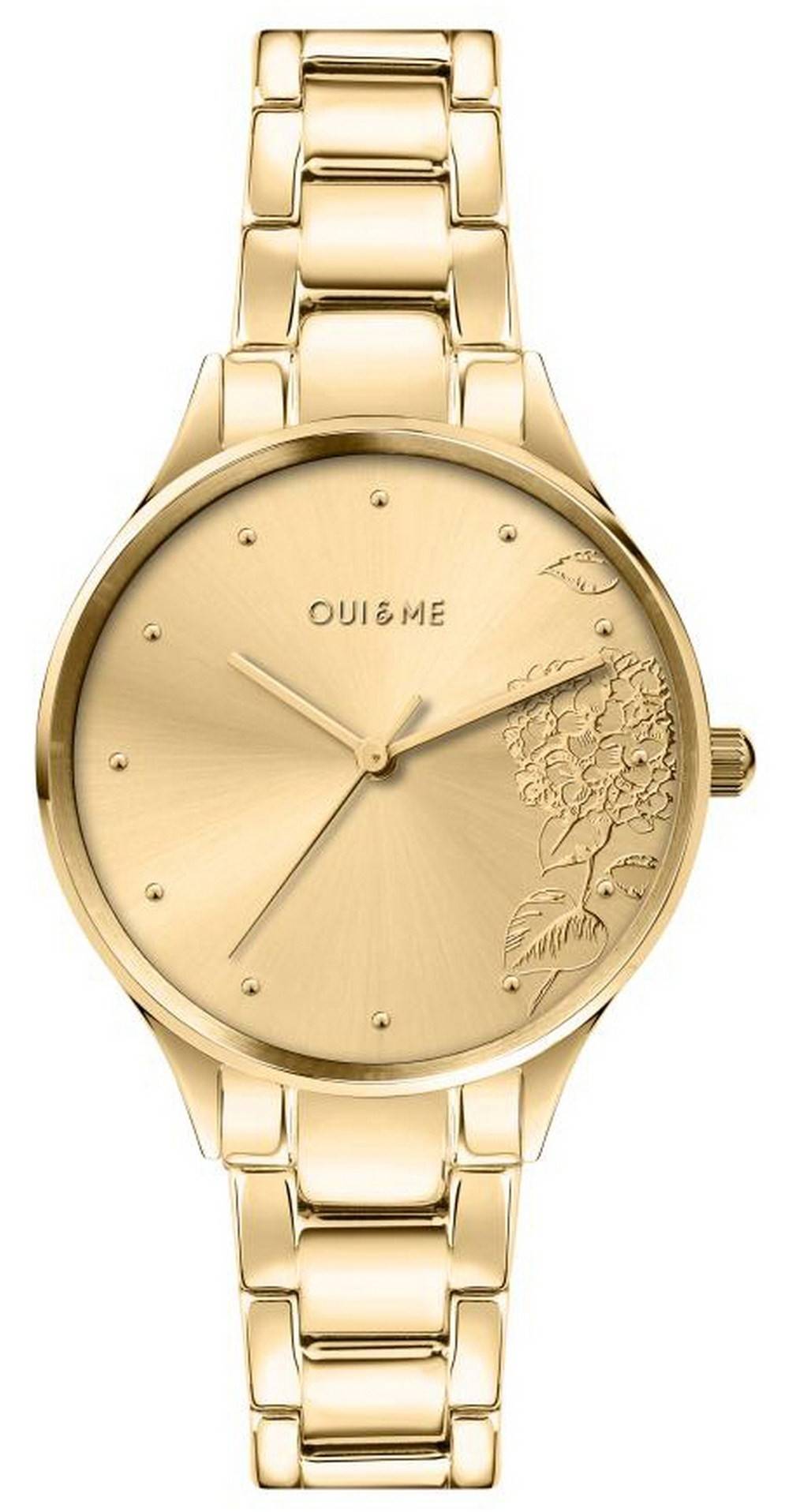 Oui & Me Petite Bichette Gold Tone Stainless Steel Quartz ME010218 Women's Watch