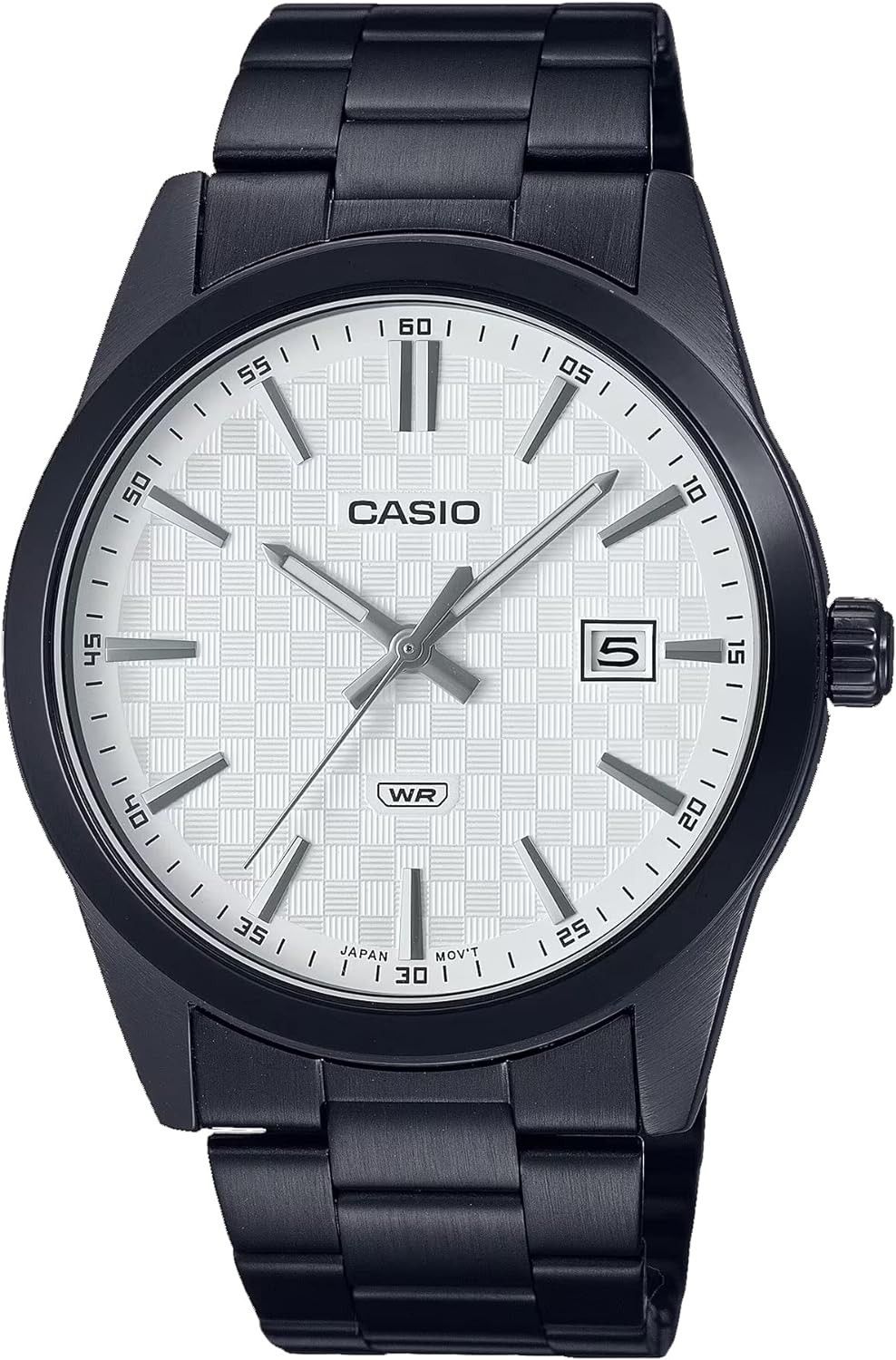 Casio Analog Stainless Steel White Dial Quartz MTP-VD03B-7A MTPVD03B-7 Men's Watch