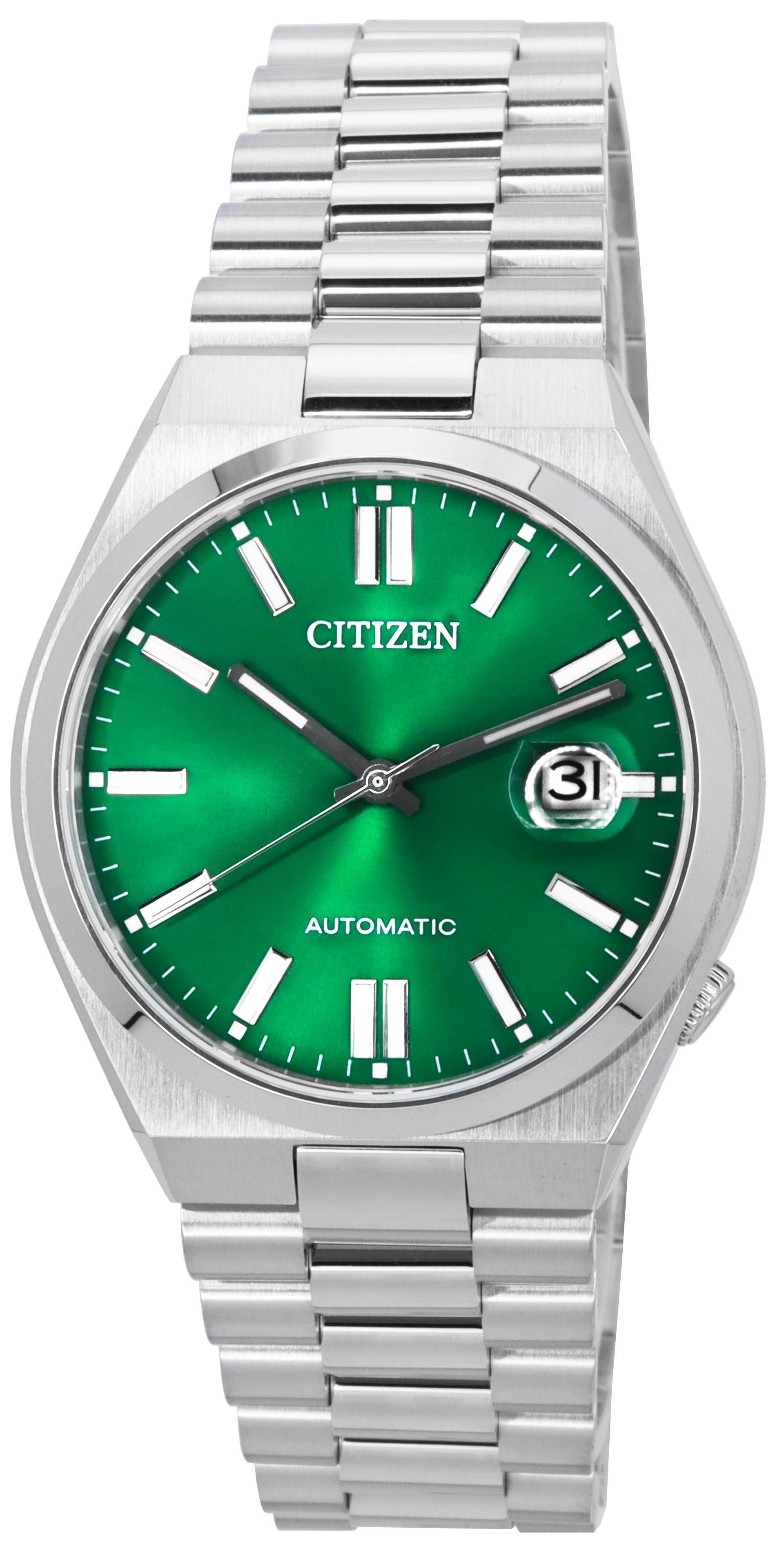 Citizen Tsuyosa Stainless Steel Green Dial Automatic NJ0150-81X Men's Watch