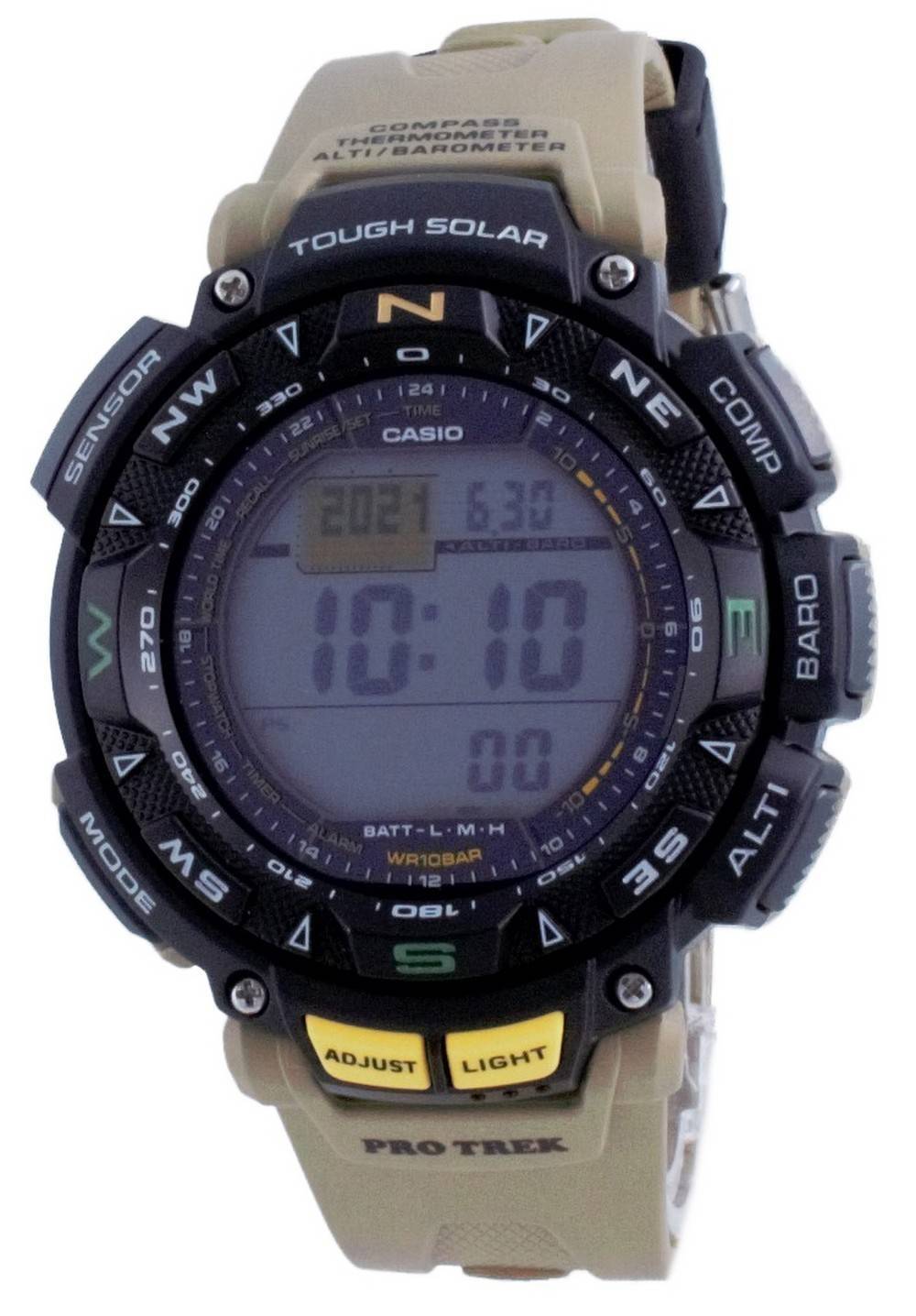 Casio Pro Trek Compass Altimeter Thermometer Watch PRG-240 PRG240-5 ...