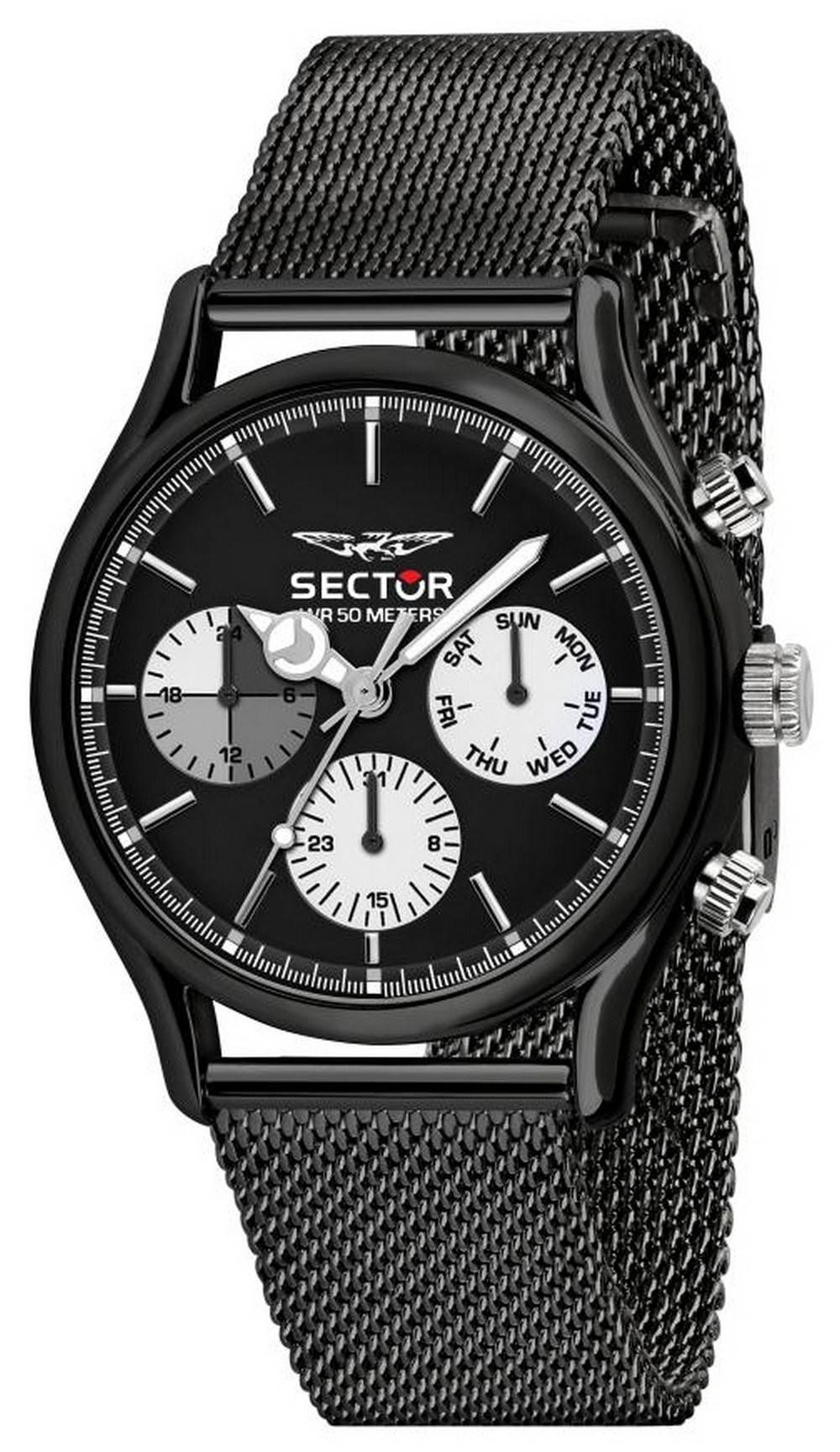 Sector 660 Black Dial Stainless Steel Quartz R3253517003 Men's Watch