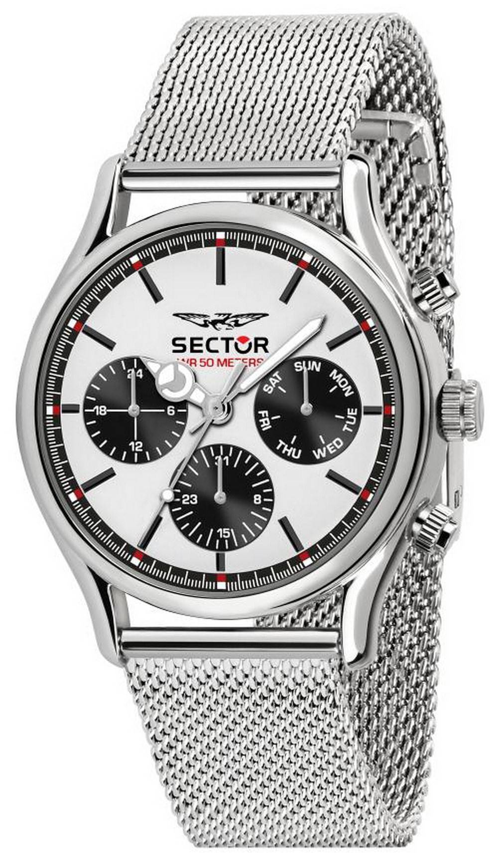 Sector 660 White Silver Dial Stainless Steel Quartz R3253517008 Men's Watch