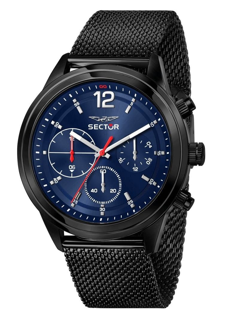 Sector 670 Dual Time Multifunction Stainless Steel Blue Dial Quartz R3253540008 Men's Watch