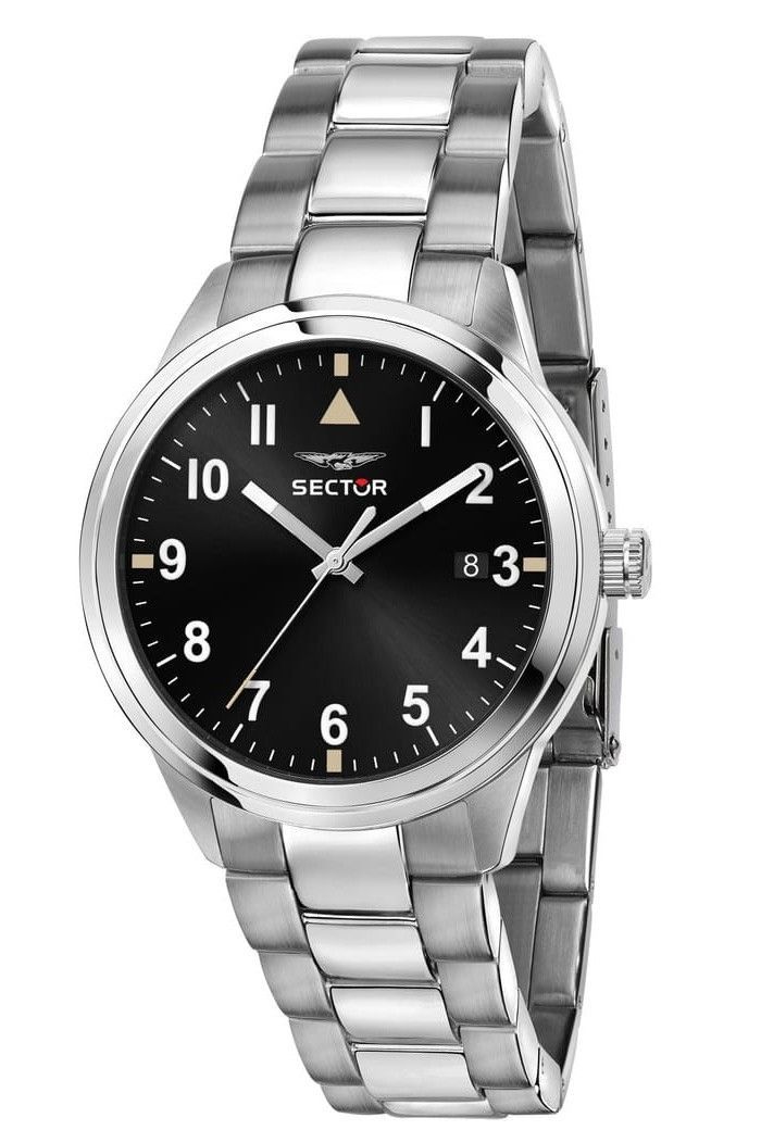 Sector 670 Date And Time Stainless Steel Black Dial Quartz R3253540014 Women's Watch