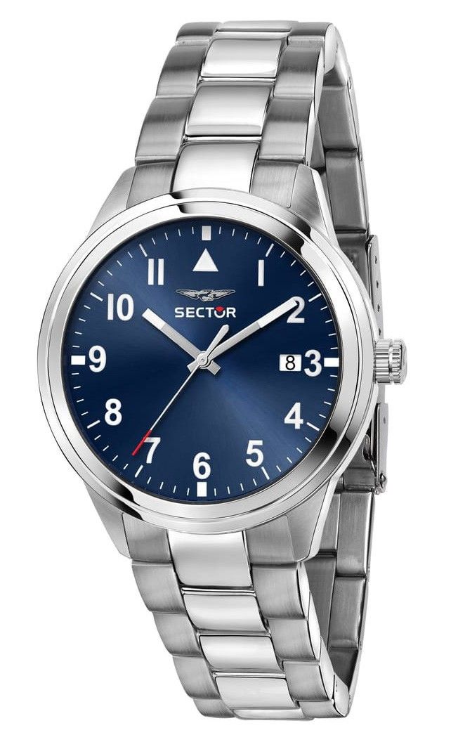 Sector 670 Date And Time Blue Dial Stainless Steel Quartz R3253540015 Women's Watch