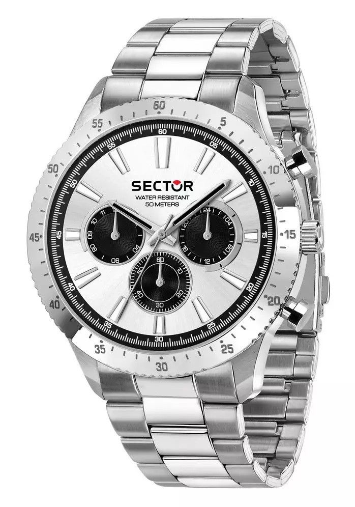 Sector 270 Multifunction Stainless Steel White Dial Quartz R3253578027 Men's Watch