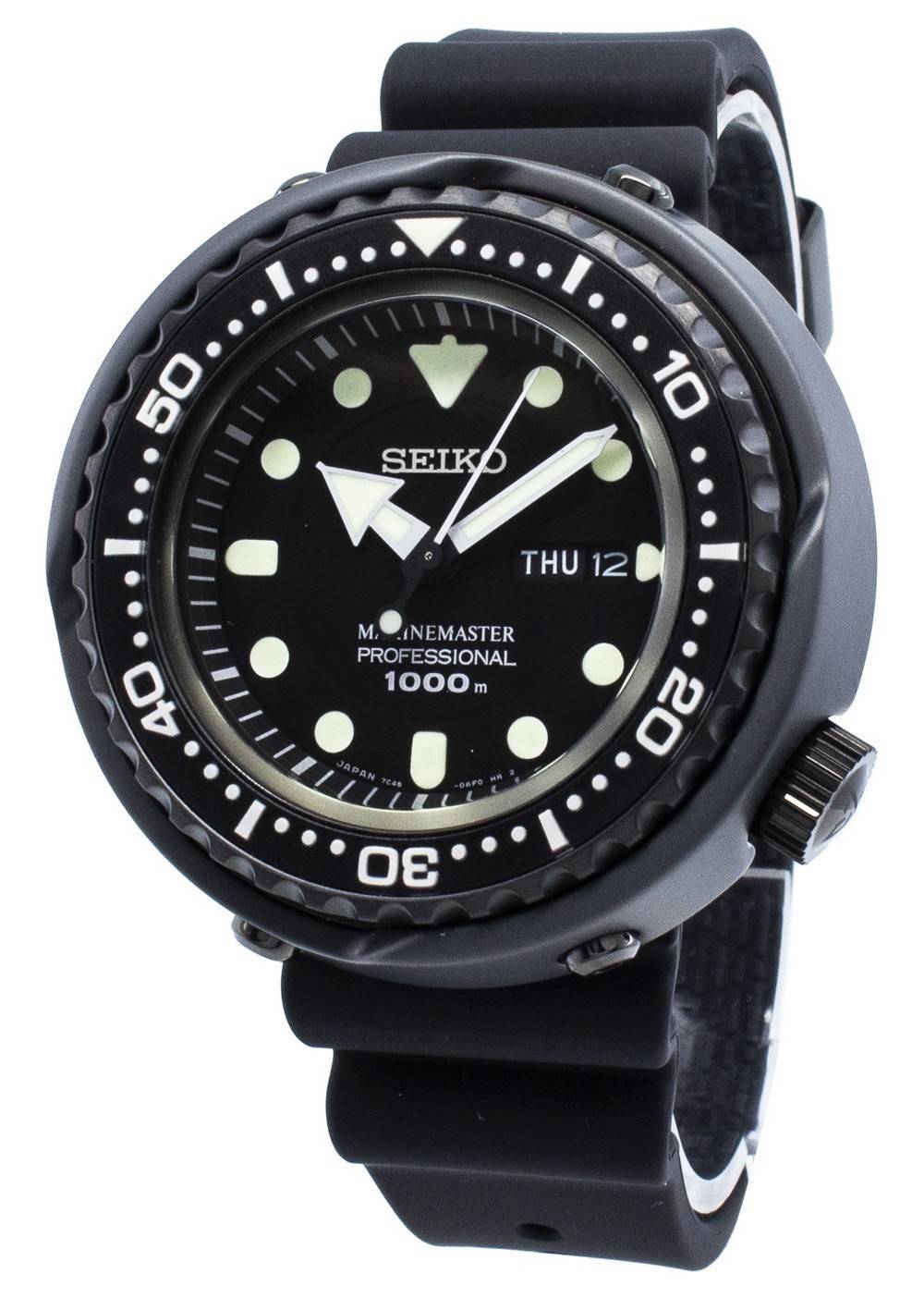 Đồng hồ đeo tay nam thạch anh 1000M SBBN025 của Seiko Prospex Marine Master  Professional vi