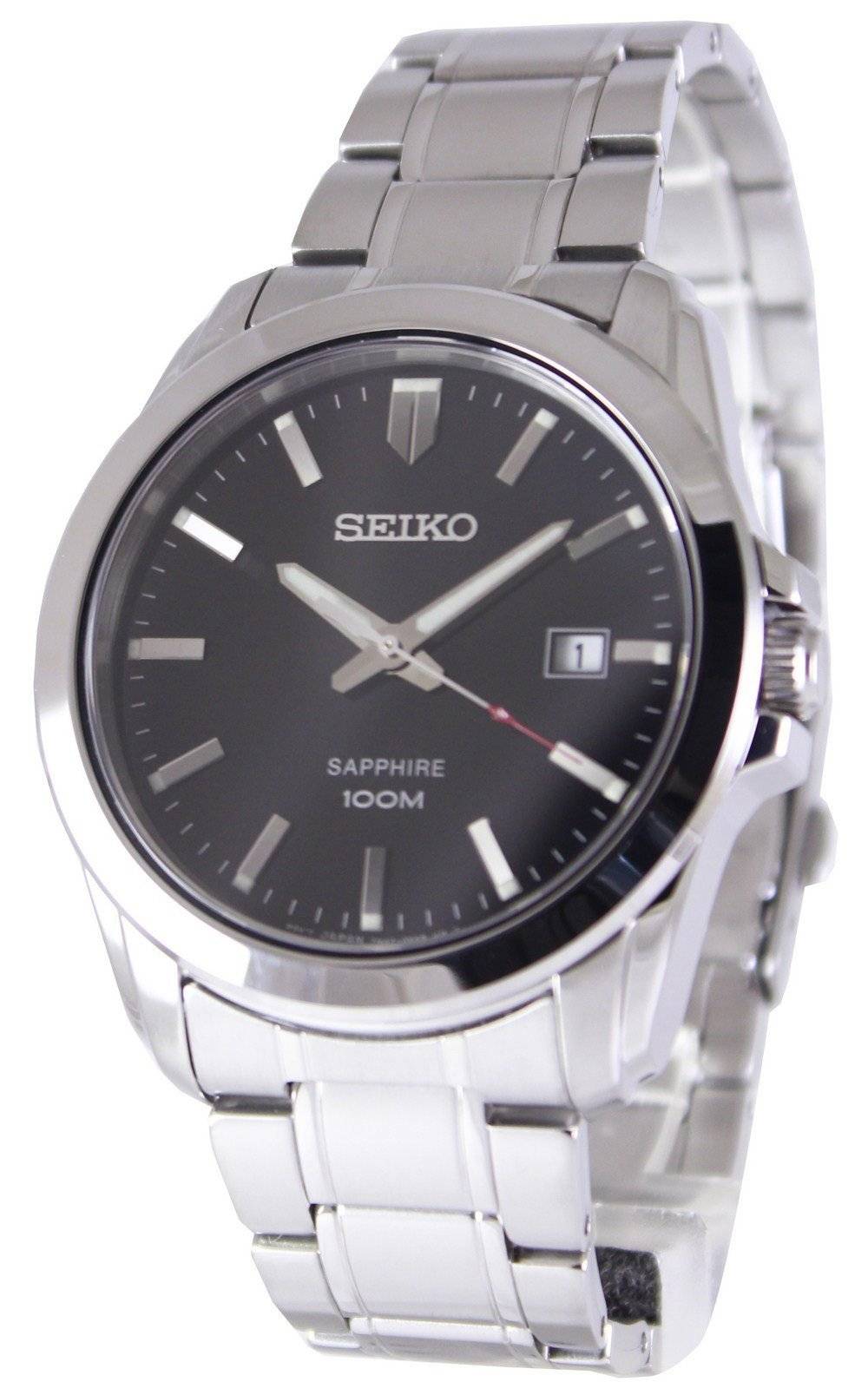 Đồng hồ đeo tay nam Seiko Neo Classic Quartz Sapphire 100M SGEH49 SGEH49P1  SGEH49P vi
