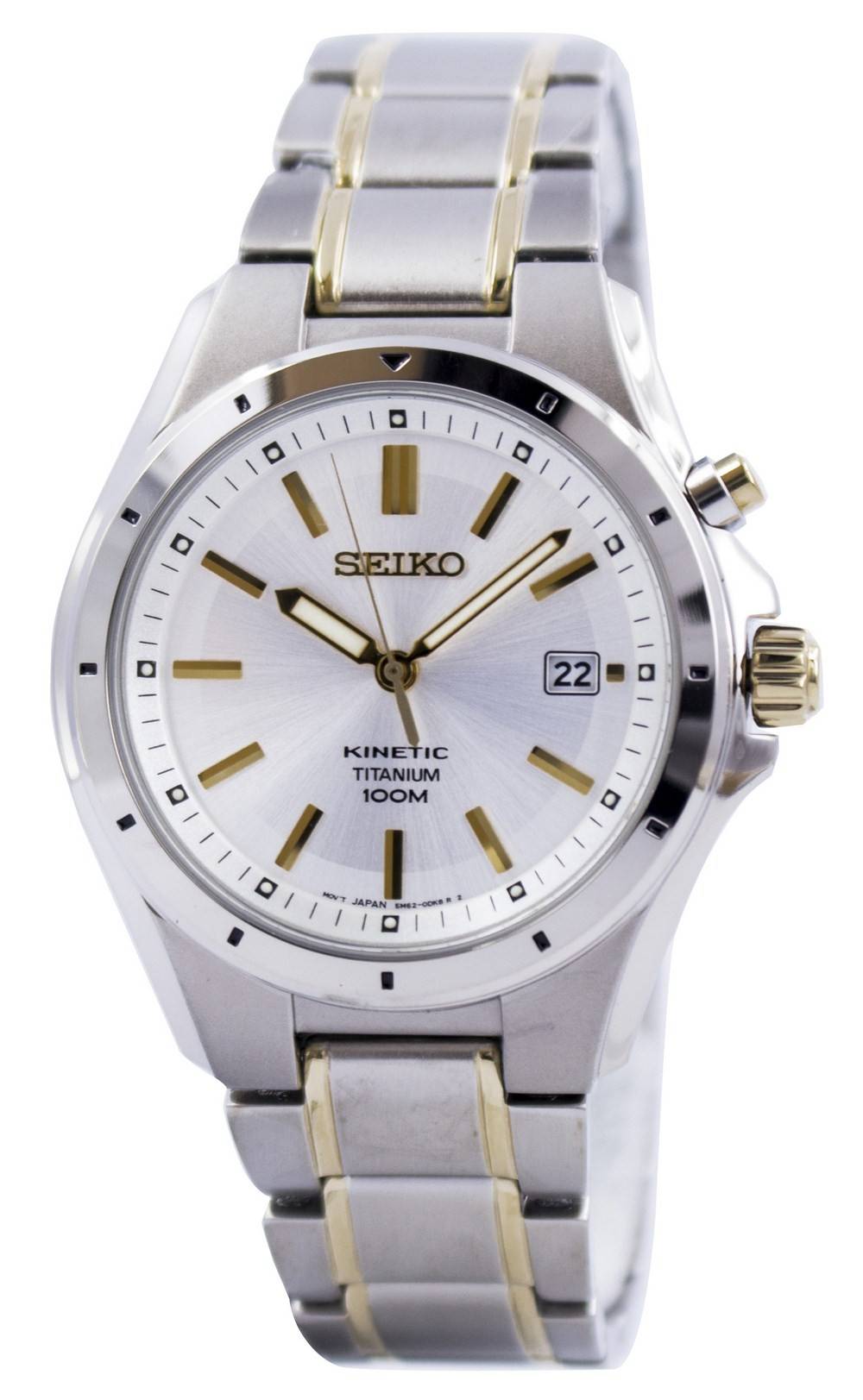 Đồng hồ đeo tay nam Seiko Kinetic Titanium SKA497 SKA497P1 SKA497P vi