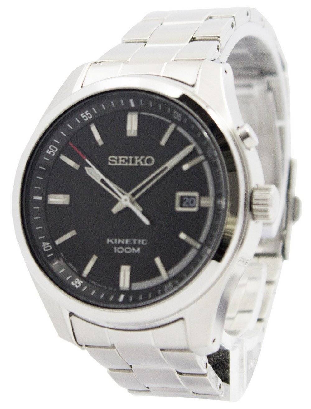 Đồng hồ nam Seiko Kinetic Black Dial 100M SKA719 SKA719P1 SKA719P vi