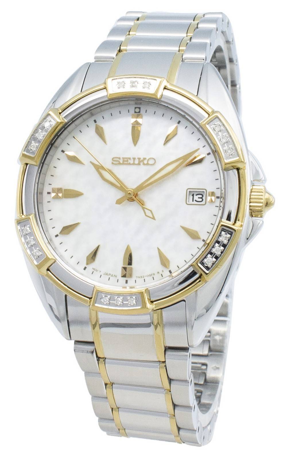 Đồng hồ nữ Seiko Classic SKK880P SKK880P1 SKK880 Diamond Accents Quartz vi