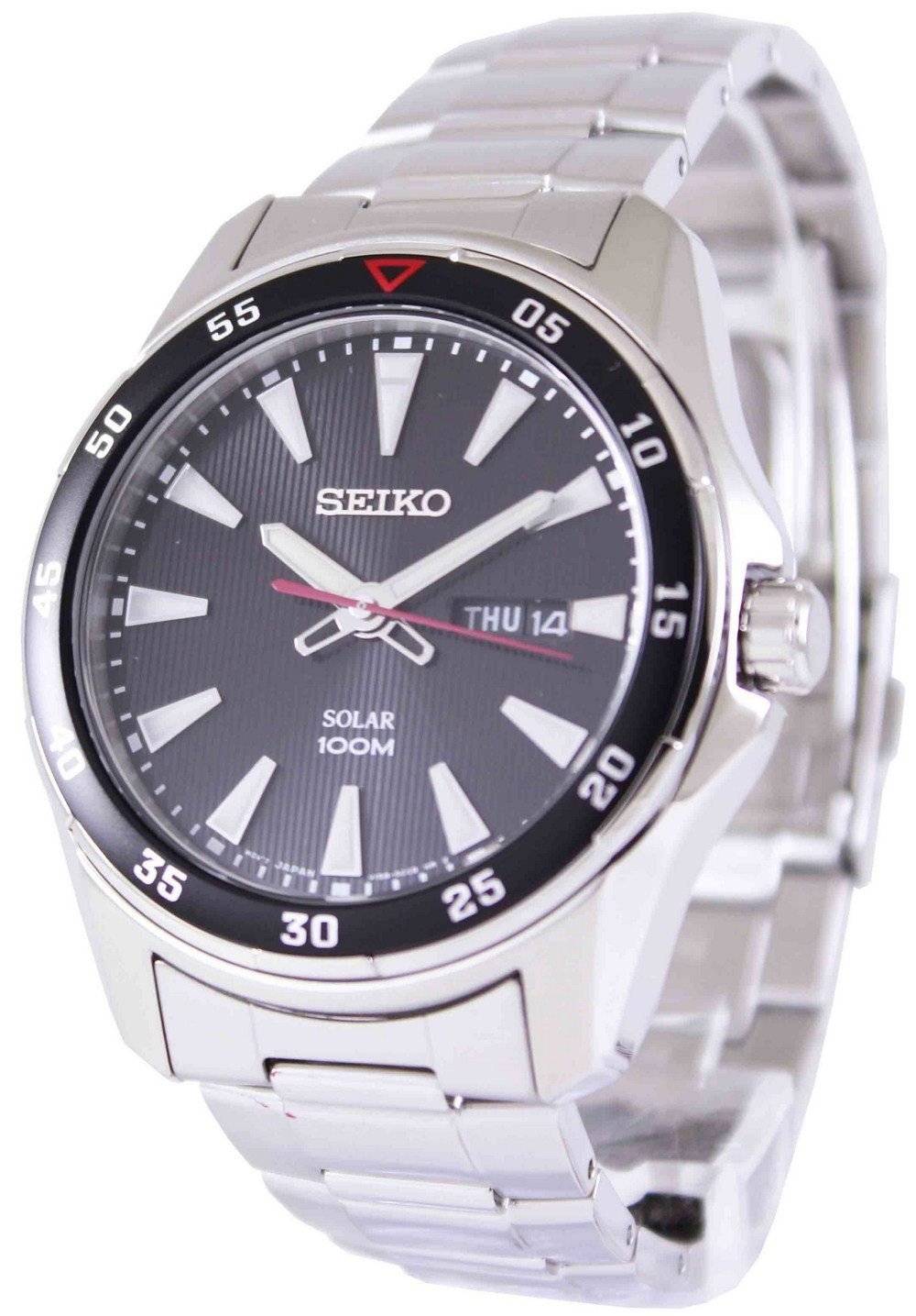 Đồng hồ đeo tay nam Seiko Solar 100M SNE393 SNE393P1 SNE393P vi