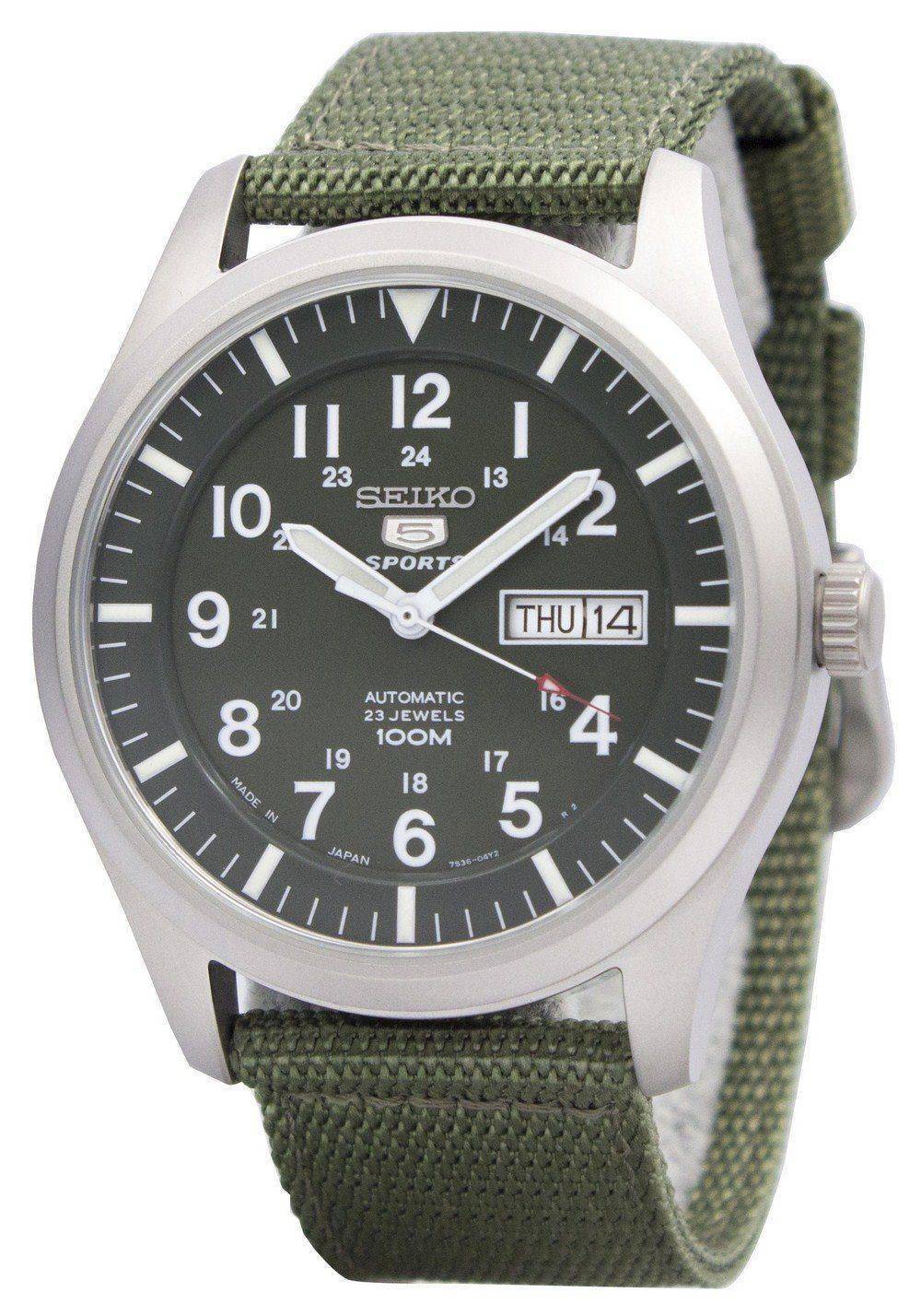 Seiko SNK805K2 Military Automatic Men's Watch | lupon.gov.ph