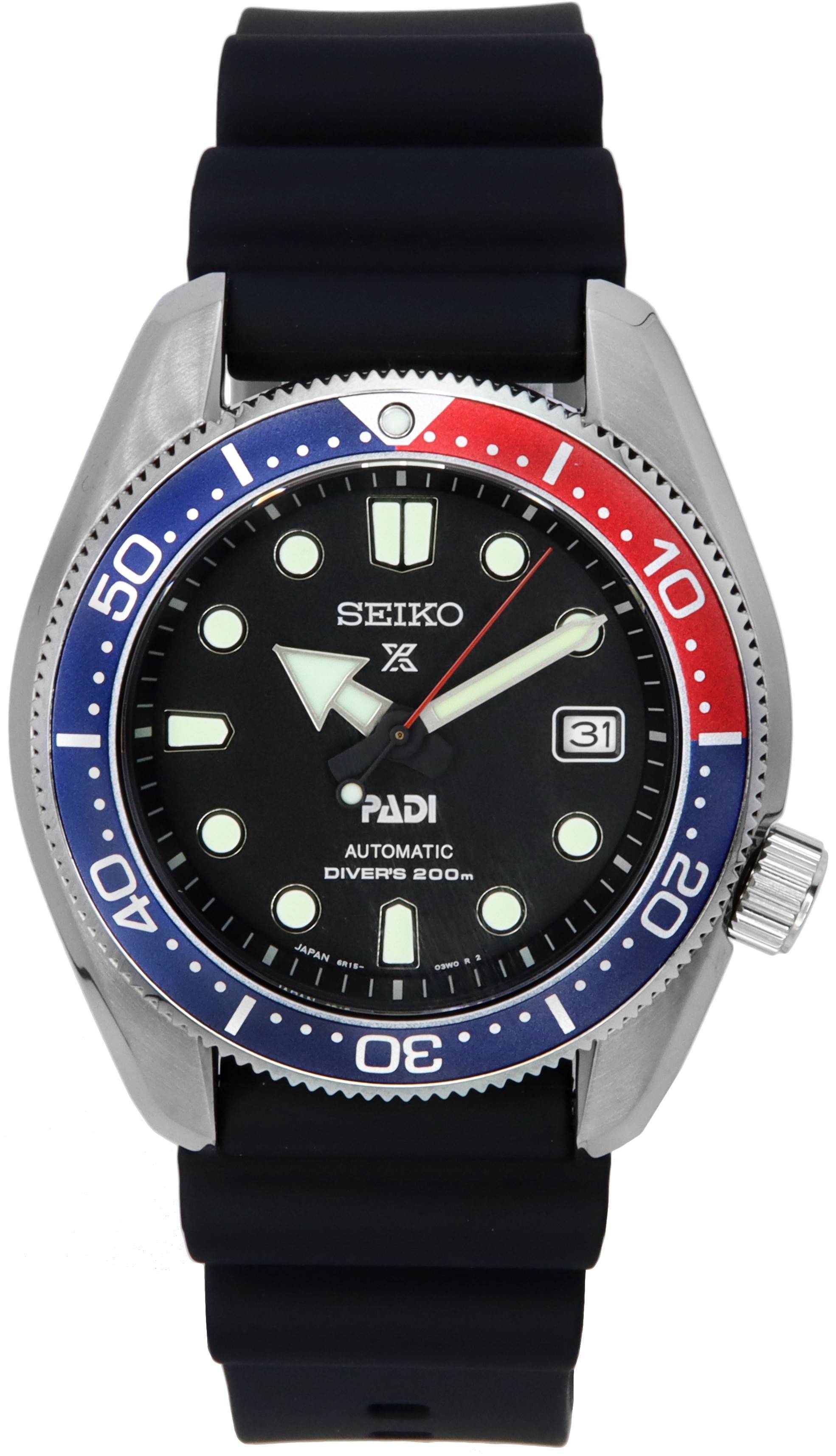 Đồng hồ đeo tay nam Seiko Prospex Marinemaster PADI Special Edition  Automatic Diver's SPB087 SPB087J1 SPB087J 200M vi