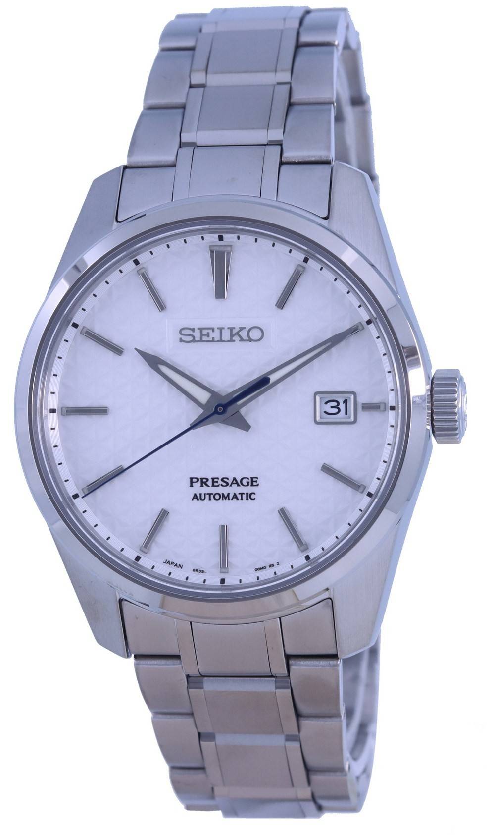 Đồng hồ Seiko Presage Sharp Edged White Dial Automatic SPB165 SPB165J1  SPB165J 100M Đồng hồ nam vi