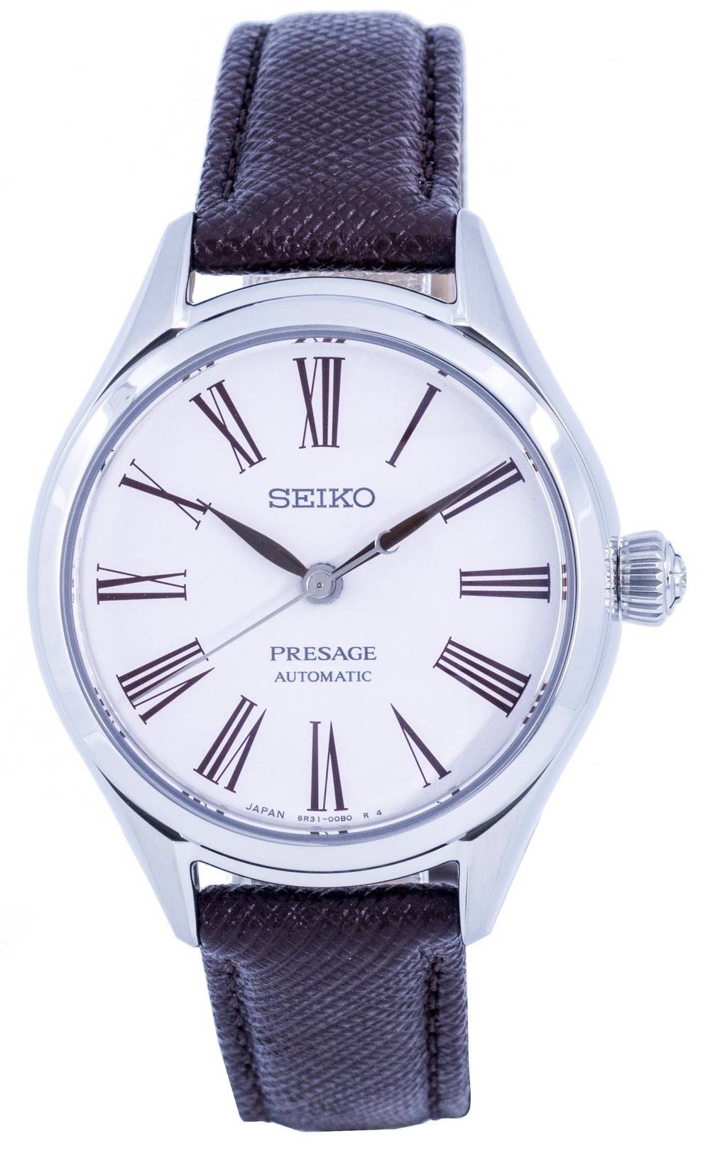 Đồng hồ Seiko Presage Leather White Dial Automatic SPB233 SPB233J1 SPB233J  Đồng hồ nữ vi