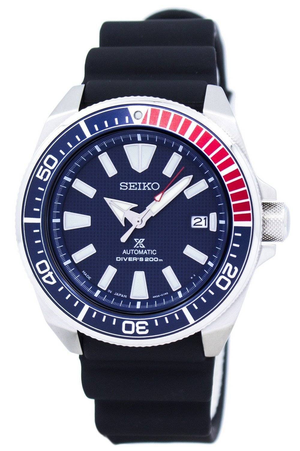 Seiko Prospex Samurai Automatic Divers 200M Nhật Bản Sản xuất Đồng hồ đeo  tay nam SRPB53 SRPB53J1 SRPB53J vi