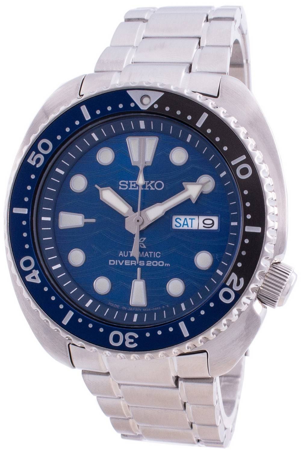 Đồng hồ nam Seiko Prospex Turtle Save The Ocean Automatic Diver's SRPD21  SRPD21J1 SRPD21J 200M vi