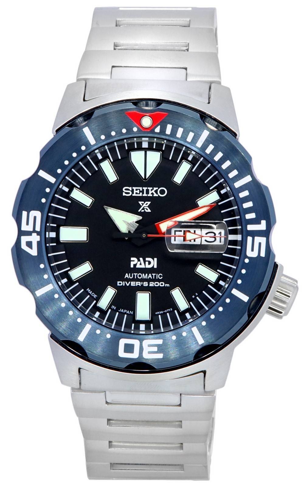 Seiko Prospex Padi Monster Automatic Diver's SRPE27 SRPE27J1 SRPE27J 200M  Men's Watch