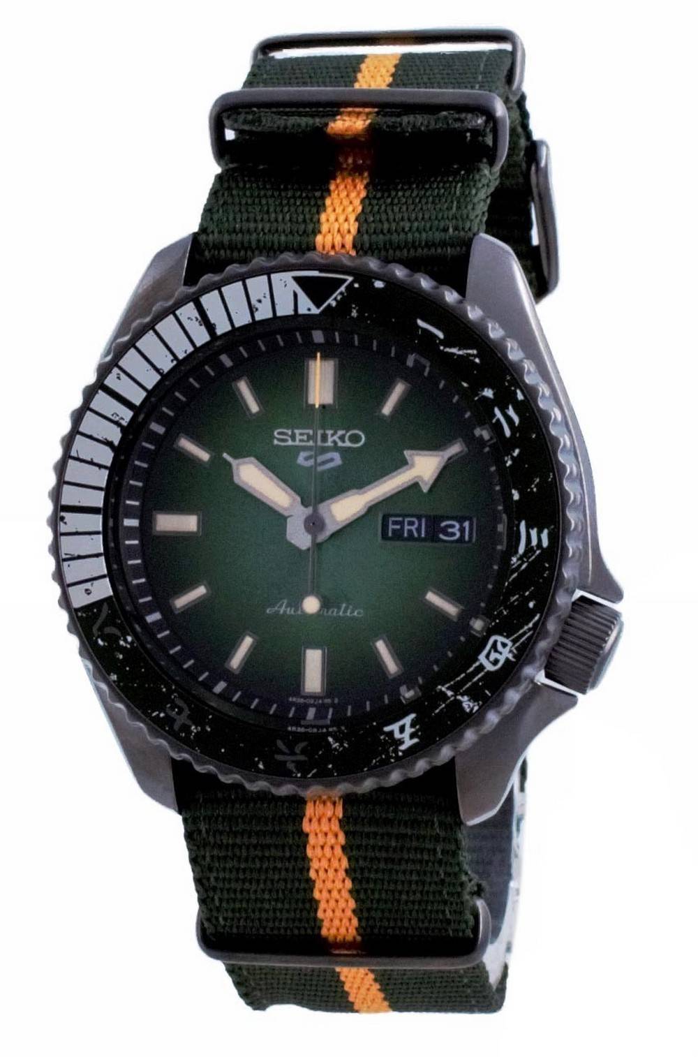 Đồng hồ nam Seiko 5 Sports Rock Lee Limited Edition Automatic SRPF73  SRPF73K1 SRPF73K 100M vi