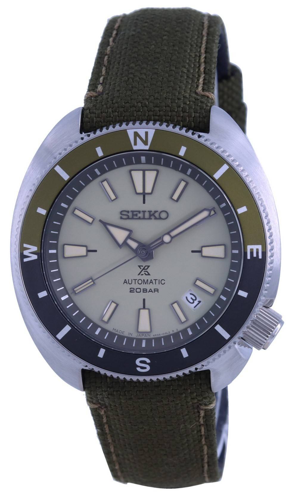 Đồng hồ nam Seiko Prospex Land Tortoise Automatic Diver's SRPG13 SRPG13J1  SRPG13J 200M vi