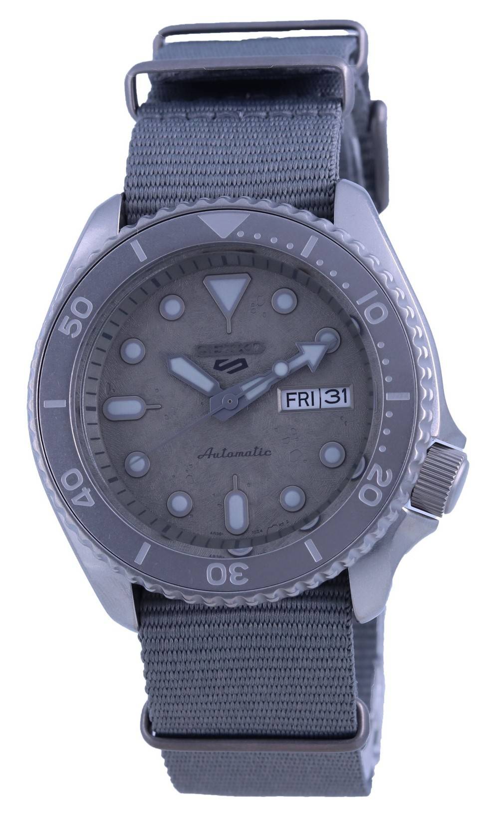 Đồng hồ nam Seiko 5 Sports Cement Automatic SRPG61 SRPG61K1 SRPG61K 100M vi