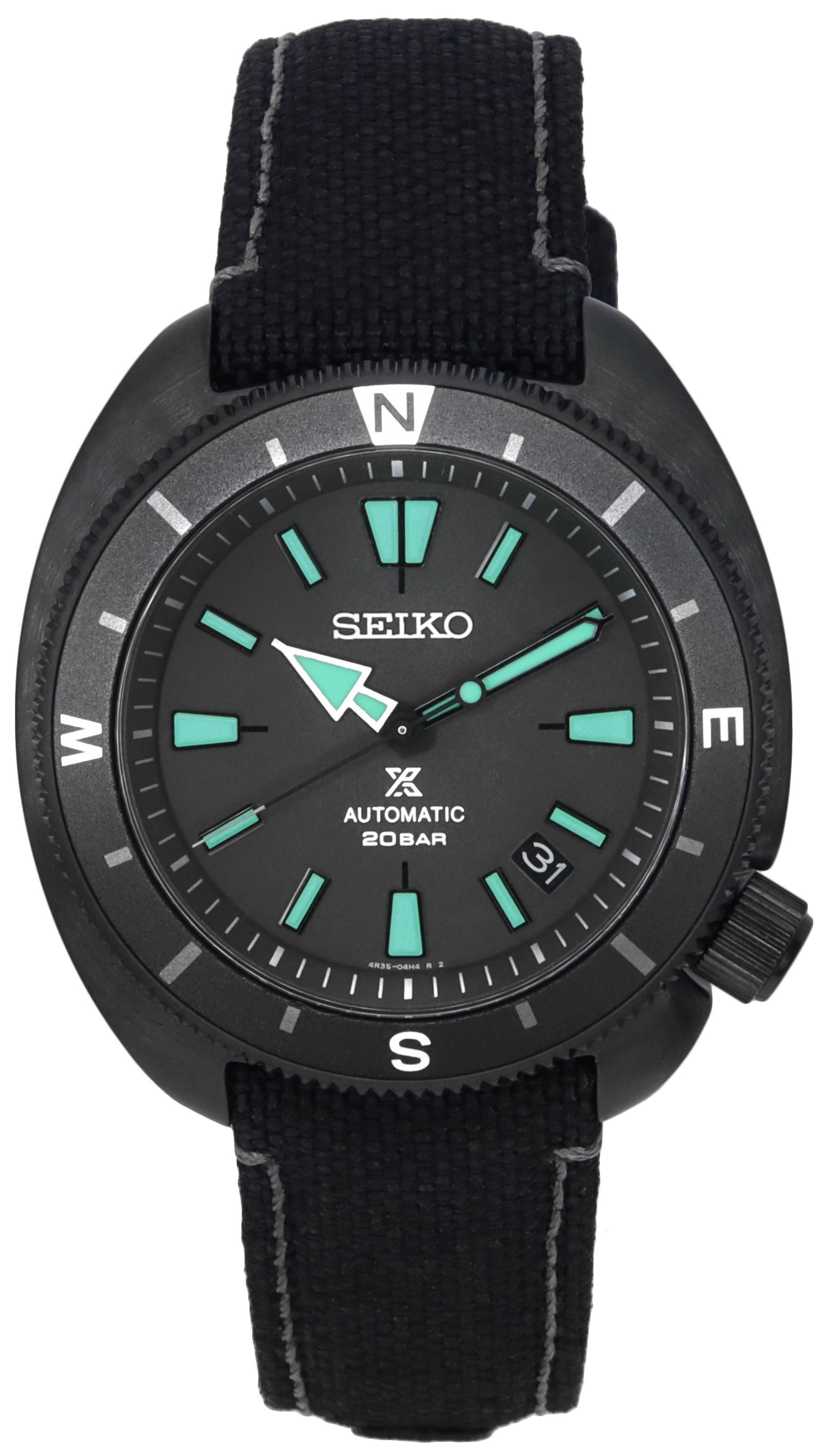 Đồng hồ nam Seiko Prospex Black Series Tortoise Automatic SRPH99 SRPH99K1  SRPH99K 200M vi