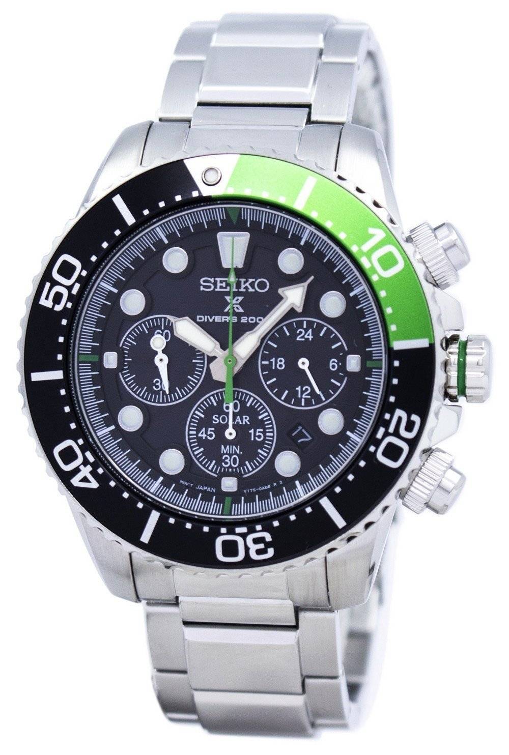 Đồng hồ đeo tay nam Seiko Prospex Diver's Solar Chronograph 200M SSC615  SSC615P1 SSC615P vi