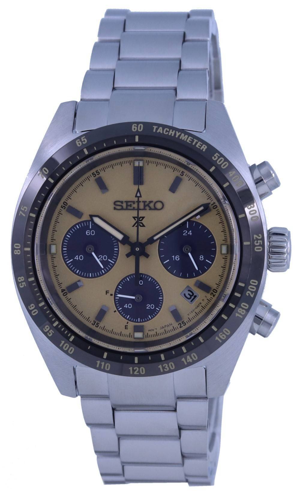 Đồng hồ nam Seiko Prospex Speedtimer Chronograph Solar SSC817 SSC817P1  SSC817P 100M vi