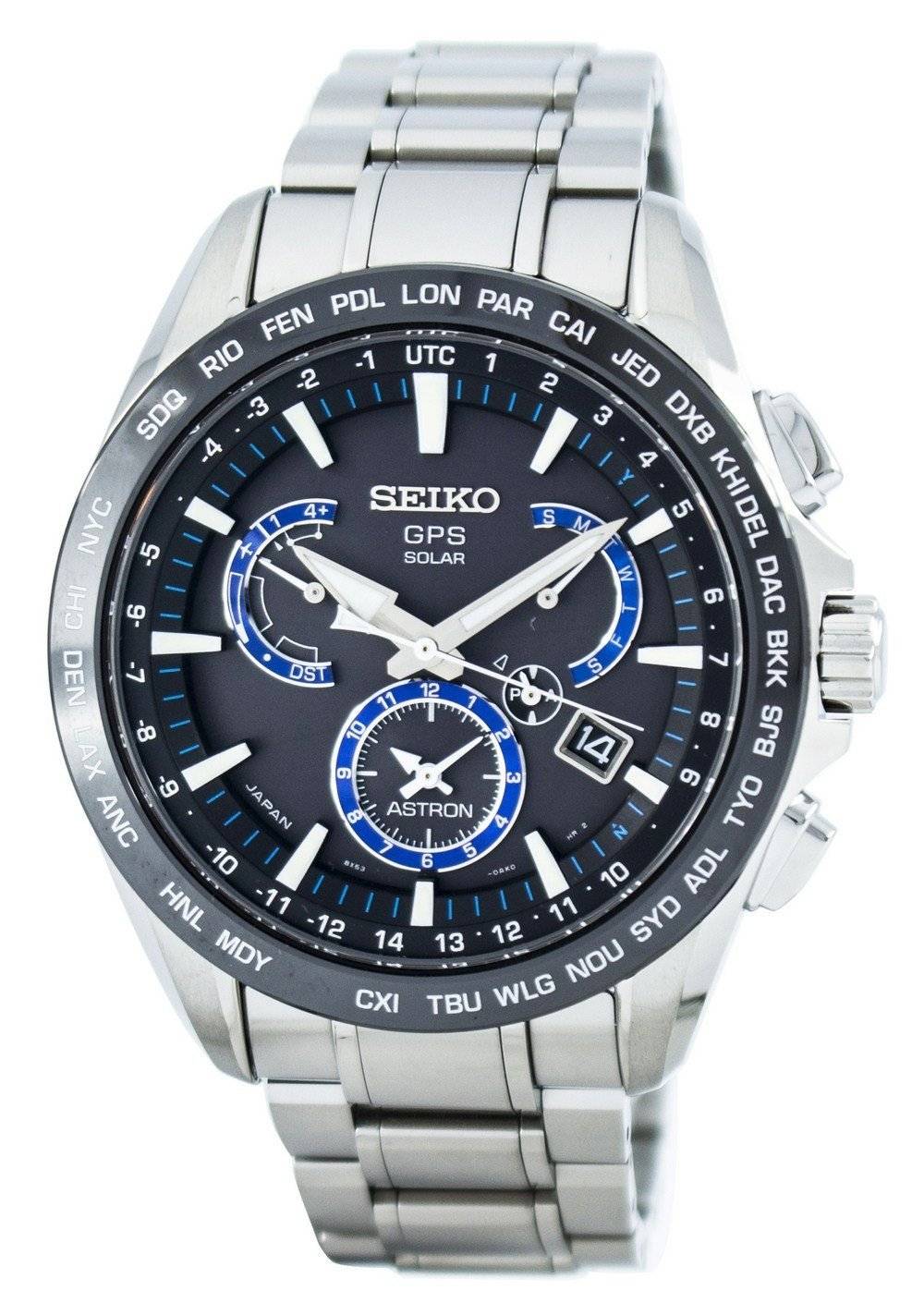 Seiko Astron GPS Solar Dual Time Japan Made SSE107 SSE107J1 SSE107J Men ...