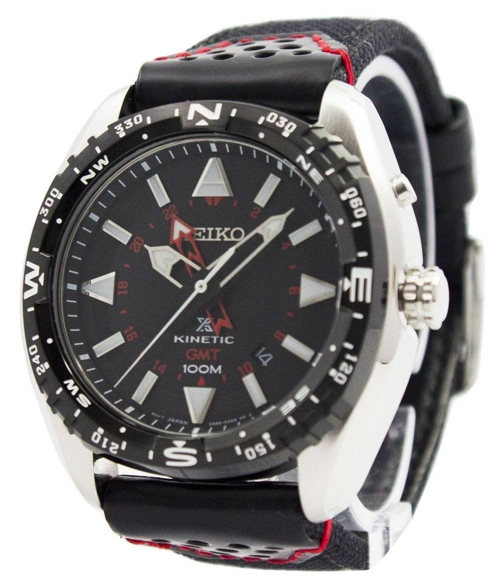 Đồng hồ đeo tay nam Seiko Prospex Kinetic GMT 100M SUN049P2 vi