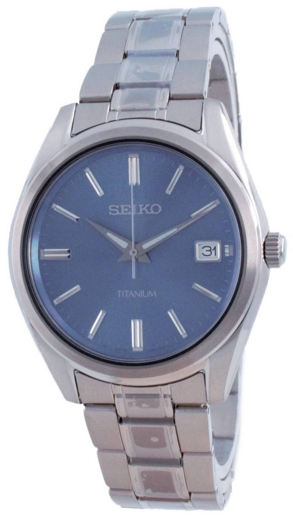 Seiko Khám phá thêm Đồng hồ nam Titanium Quartz SUR371 SUR371P1 SUR371P  100M vi