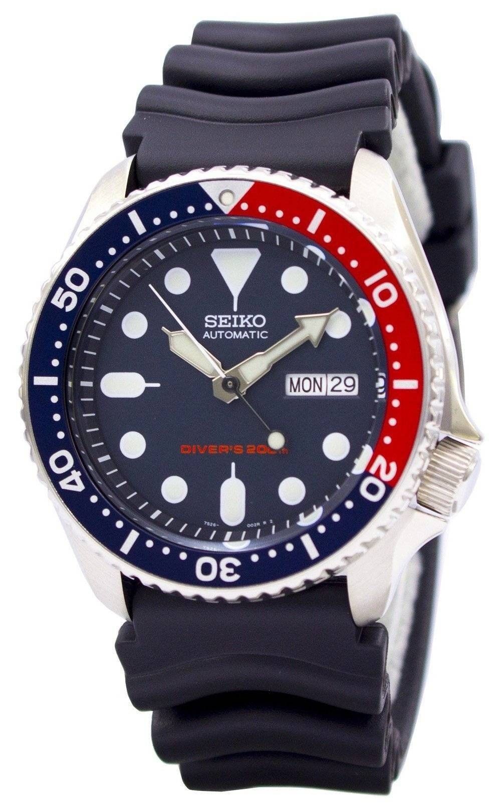 Refurbished Seiko Blue Dial Automatic Diver's SKX009 SKX009K1 SKX009K 200M Men's Watch