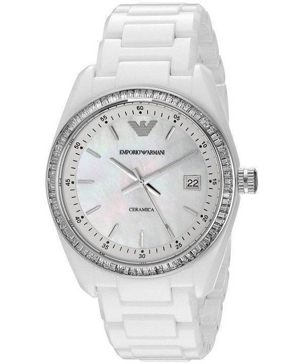 emporio armani ceramica women's watch