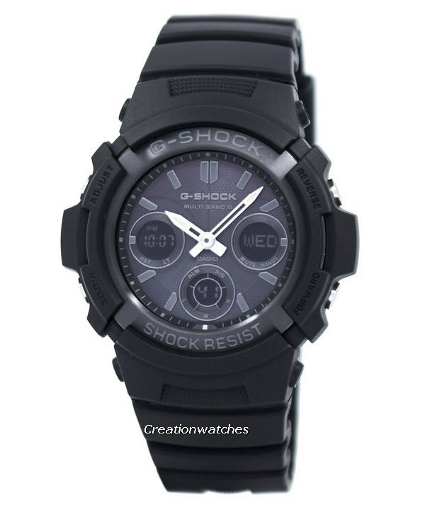 Casio G Shock Atomic Multi Band 6 Analog Digital Awg M100b 1a Awgm100b 1a Men S Watch