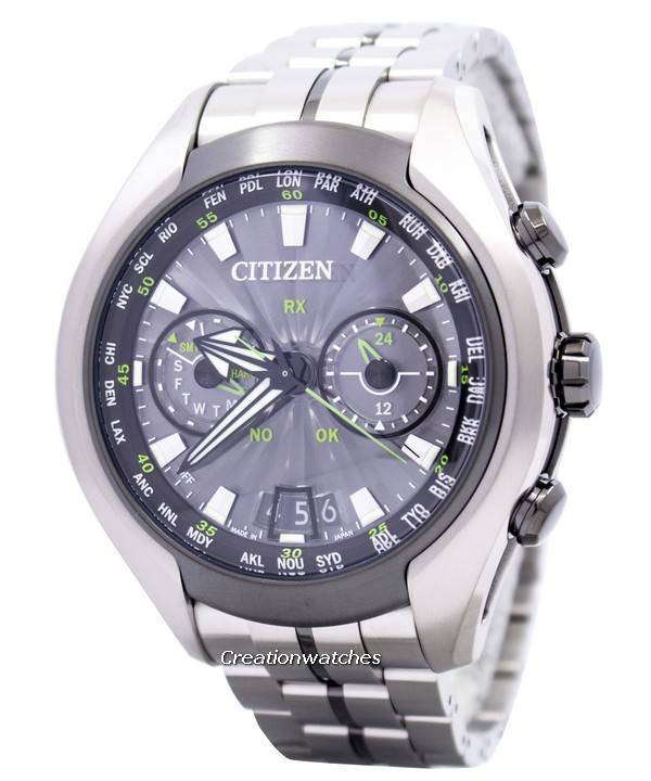 citizen eco drive satellite wave titanium