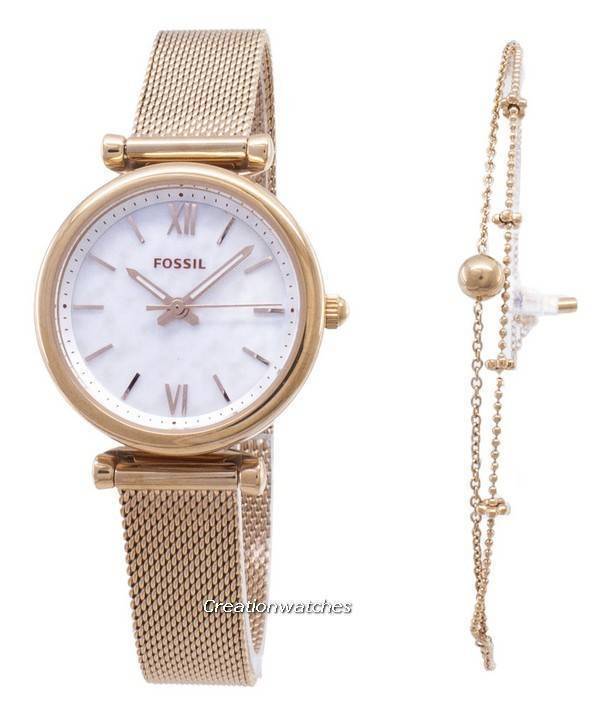 Fossil Carlie Quartz Es4443set女士手表zh Chs