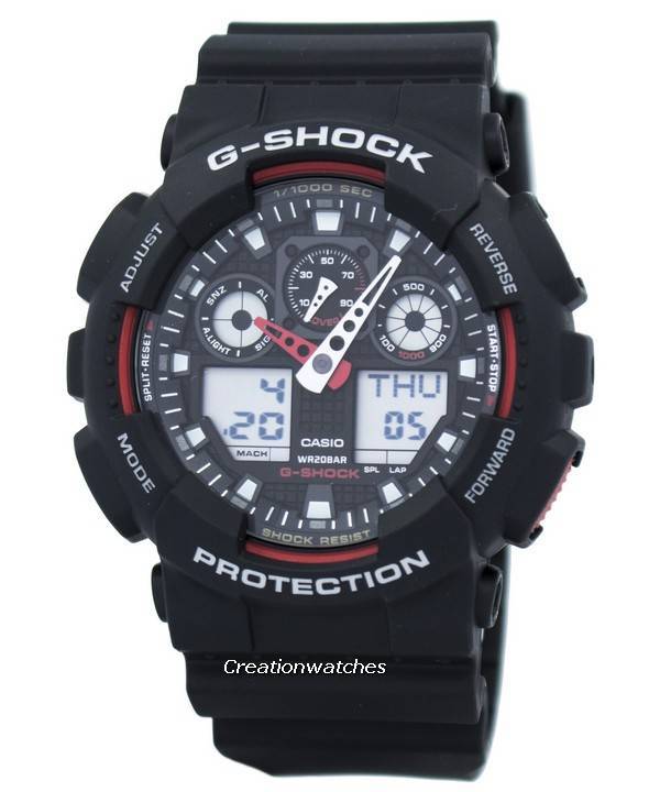 Casio G Shock Velocity Indicator Alarm Ga 100 1a4 Ga100 1a4 Men S Watch