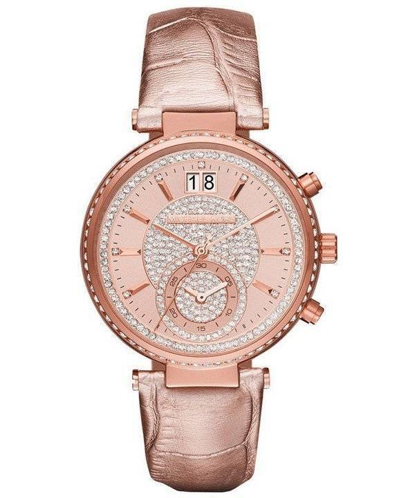 michael kors sawyer watch rose gold