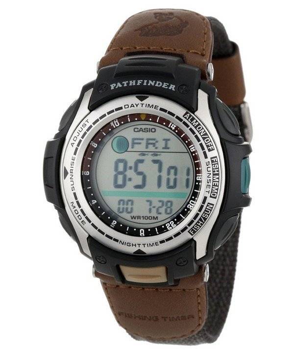 casio pathfinder fishing timer watch
