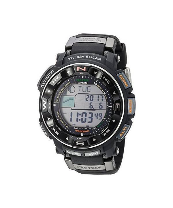 カシオプロトレックソーラー原子PRW-2500-1メンズ腕時計